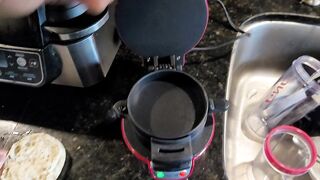 Hamilton Beach Breakfast Sandwich Maker with Egg Cooker Ring, Customize Ingredients, Perfect for English Muffins