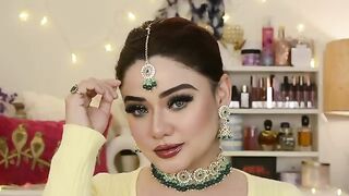 Quick and glamorous wedding makeup