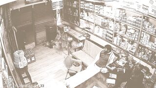 Robbery in Sindh area, see what is happening in the CCTV footage. Mr Rizwan 2