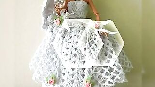 Gorgeous and beautiful stylish designer Barbie doll Maxi design