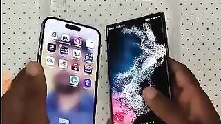 Iphone 14 pro mix and samsung