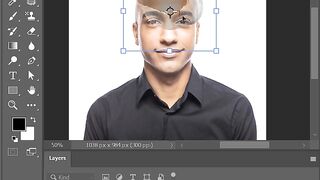 Head manipulation art photoshop