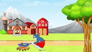 Tom and Jerry Fight carton