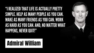 10 Things Admiral William Said That Changed The World