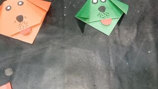 How to make a paper dog | paper craft