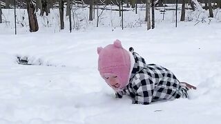 Cute baby snopal