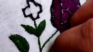 How to flower design stitch pattern Embroidery