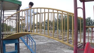 M Zain enjoy in park