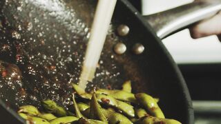 Tasty food cooking