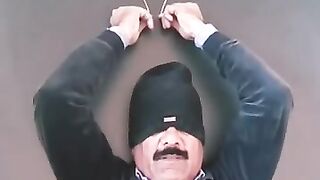 What a great art of man by closing his eyes