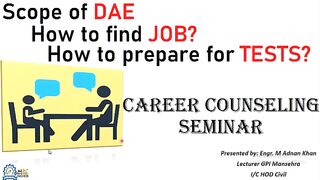 Career Counseling of DAE students | How to find job? | How to prepare for Tests? | Scope Of DAE.