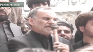 azam sawati addressing lahore protest