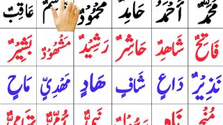 99 Name of Hazratt Muhammad sw.