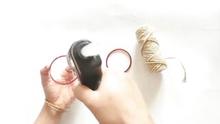 Jute Thread Cycle Craft Idea I Hand made home decoration ideas