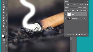 Smoke on Cigarette