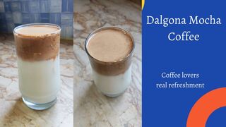 Dalgona Mocha Coffee