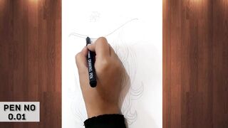 How to draw girl with cap