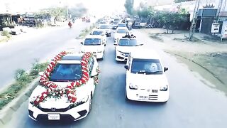 Drone camera shot beautiful view