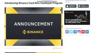 introduction binance new cashback program EarneMoney