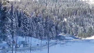 Snow valley #kashmir #india #tourism