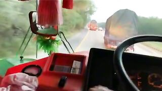 Pakistan bus dangrous driving