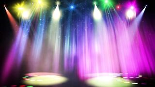 142 Beautiful colour Dynamic lighting Spotlight Light stage photography background video background.