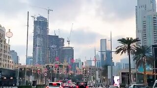 beautifull Dubai buildings and road#viral #Dubai #febsot