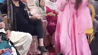 Aiman singing at family wedding