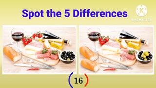 [Find & Spot The Difference] can you spot The 5 Differences