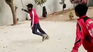 Final match winning celebration