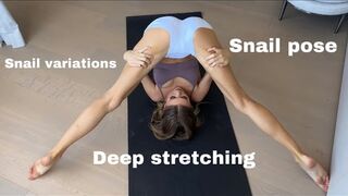 Deep, assisted hip opening & stretching + relaxing yoga - MilaDoesYoga
