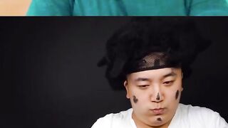 ASMR Mukbang ||Freid Chicken_ Black bean noodles eating
