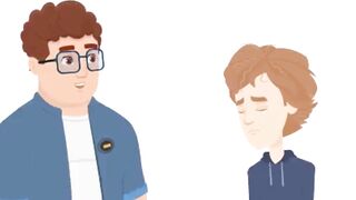 How to stay positive animated cartoon video