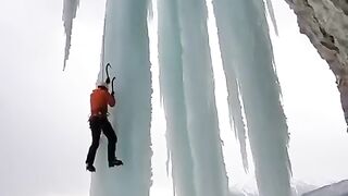 Who Else Wants To Try Ice Climbing After Watching This?