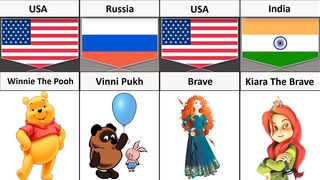 Your Favorite Cartoon Characters Look So Different In Other Countries