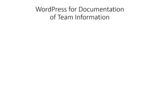 Home business marketing Wordpress-For-Documentation-Of-Team-Information