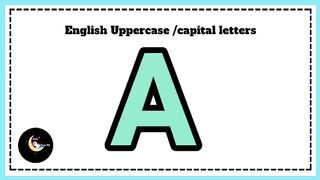A TO Z english alphabets |uppercase letter A to Z |badi abcd ato z
