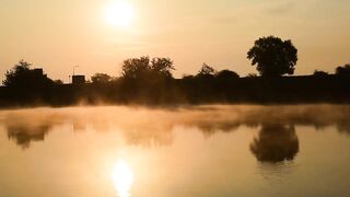 Fog beautiful water