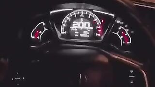 Honda Civic driving status