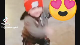 Cute baby dance
