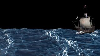 Ship in ocean