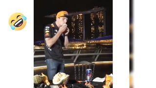 Funniest moment racer reaction eating durian#febspot