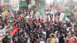 PTI protest in lahore