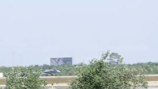 Fighter Jet Taking off