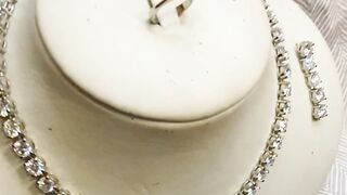 silver 925 Necklace With Zarqoon stone