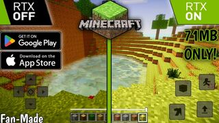 Minecraft RTX Edition Only of 71MB For Android