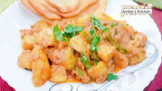 How to make Aloo Bhuna and Poori Paratha | Recipe by Amber's Kitchen