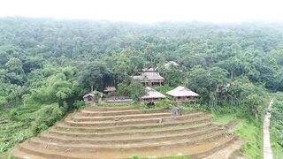 Stilt house beautiful place