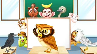 Chidya and Kawa Cartoon