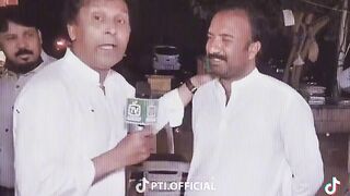 Imran Khan Supporter on News